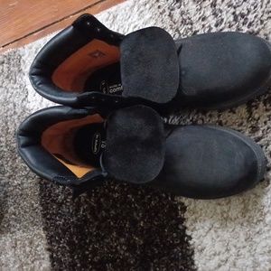 Black Timberland boots